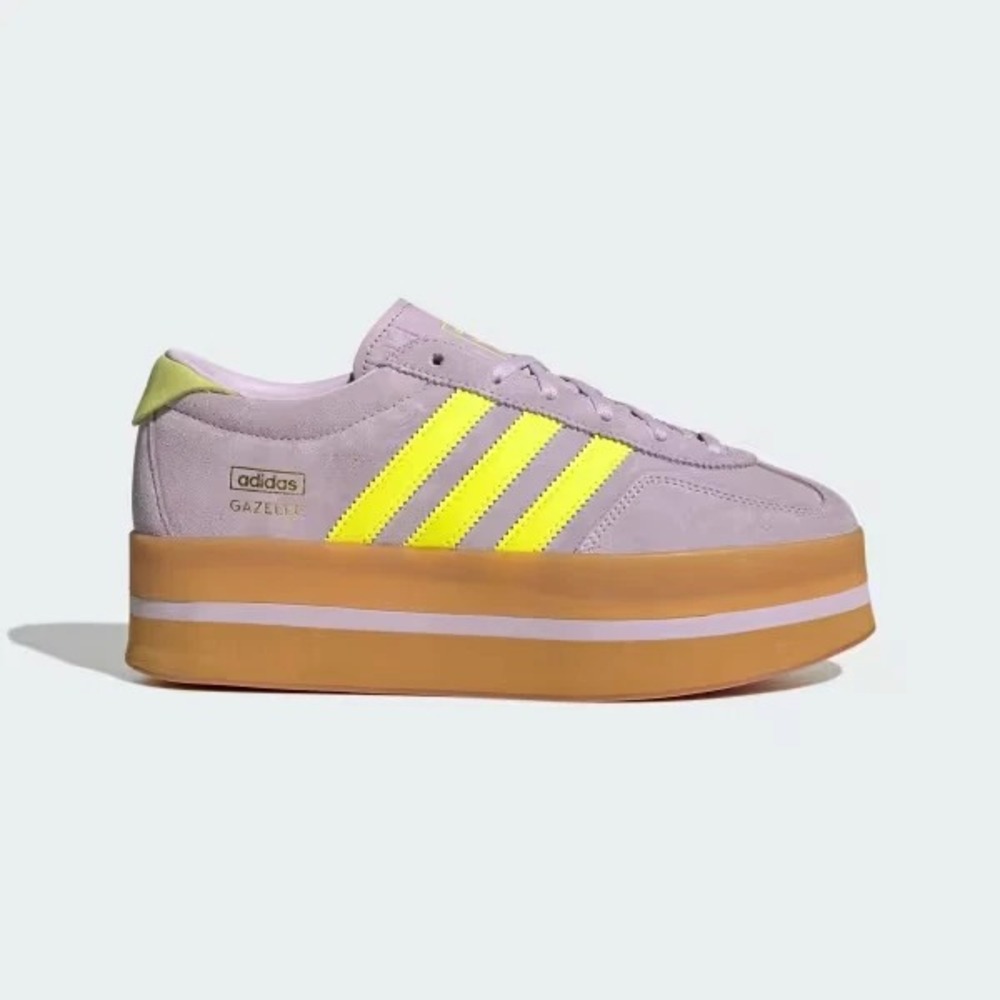 8.5W / 7.5M - [NEW]‎ Women's adidas Gazelle Stack Shoes 'Ice Lavender' JR8178